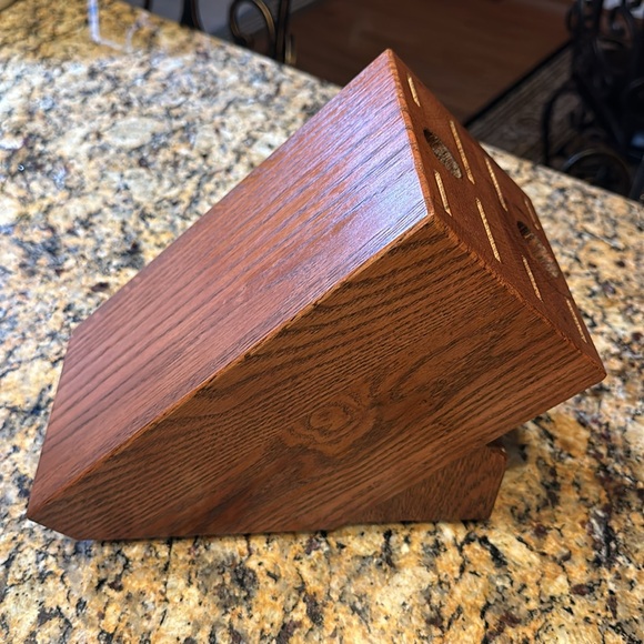 CUTCO ❤️ HOMEMAKER  +8 BlOCK IN CHERRY FINISH ( knives not included) - Picture 5 of 10